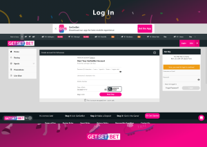 GetSetBet Login