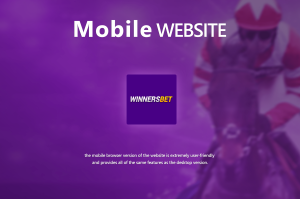 WinnersBet Mobile Website